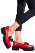 MOCASINI ROSII PIELE NATURALA 2S77115