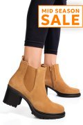 BOTINE MARO PIELE NATURALA INTOARSA 3S7756