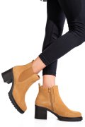 BOTINE MARO PIELE NATURALA INTOARSA 3S7756