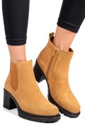 BOTINE MARO PIELE NATURALA INTOARSA 3S7756