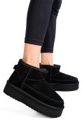 CIZME NEGRE PIELE NATURALA INTOARSA 1S77262