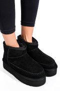 CIZME NEGRE PIELE NATURALA INTOARSA 1S77262