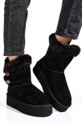 CIZME NEGRE PIELE NATURALA INTOARSA 1S77279