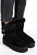 CIZME NEGRE PIELE NATURALA INTOARSA 1S77279