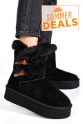 CIZME NEGRE PIELE NATURALA INTOARSA 1S77279