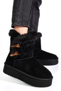 CIZME NEGRE PIELE NATURALA INTOARSA 1S77279