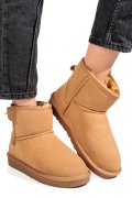 GHETE DAMA IMBLANITE PIELE NATURALA INTOARSA MARO 1S77202