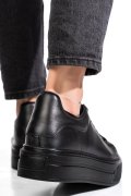 PANTOFI SPORT NEGRI PIELE NATURALA 4S7784