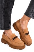 MOCASINI CAMEL PIELE NATURALA INTOARSA IS77440