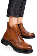 GHETE DAMA IMBLANITE PIELE NATURALA MARO DESCHIS 4S7723