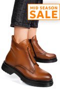 GHETE DAMA IMBLANITE PIELE NATURALA MARO DESCHIS 4S7723