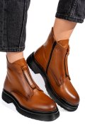 GHETE DAMA IMBLANITE PIELE NATURALA MARO DESCHIS 4S7723