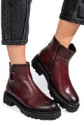 GHETE DAMA IMBLANITE PIELE NATURALA VISINII 4S7734