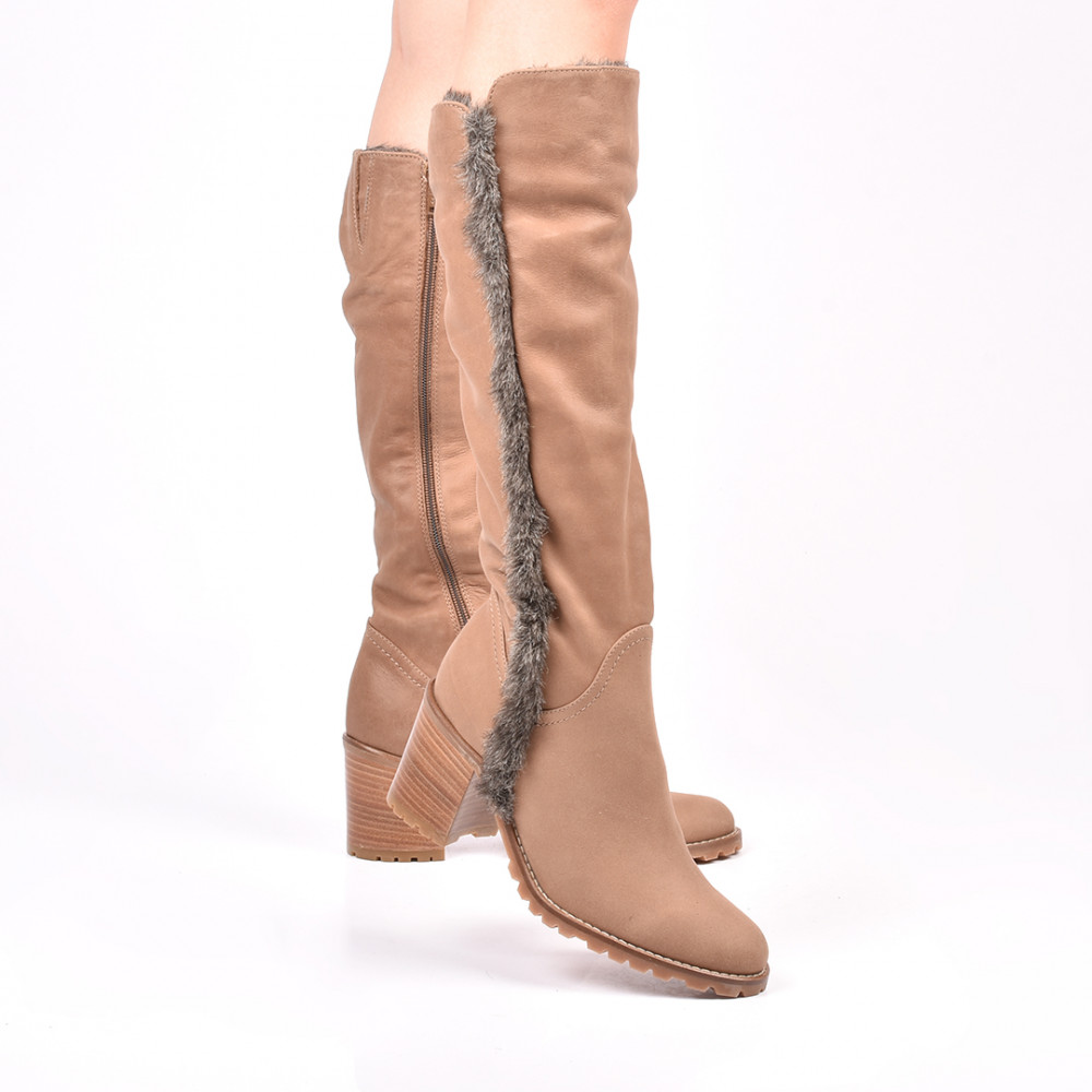 CIZME CAMEL PIELE NATURALA 5S771241