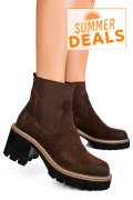 GHETE MARO INCHIS PIELE NATURALA INTOARSA 1S773115