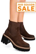 GHETE MARO INCHIS PIELE NATURALA INTOARSA 1S773115