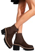 GHETE MARO INCHIS PIELE NATURALA INTOARSA 1S773115