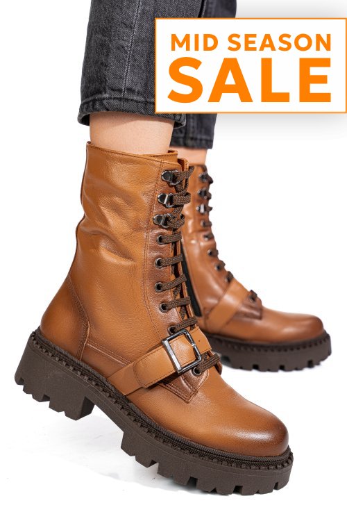 Ghete maro piele naturala 3s7772