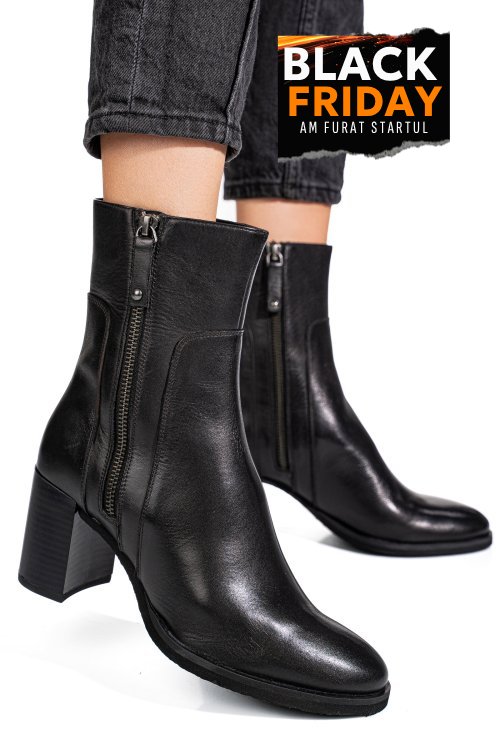 Ghete negre piele naturala 1s773230