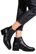 GHETE NEGRE PIELE NATURALA VB224202