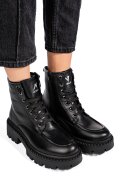 GHETE NEGRE PIELE NATURALA 4S7735