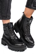 GHETE NEGRE PIELE NATURALA 4S7735