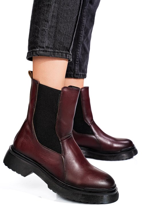 Ghete piele naturala visinii 4s7721