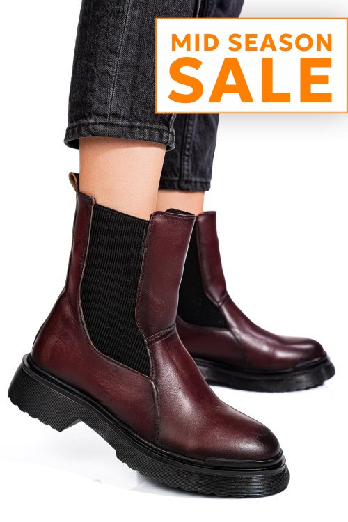 Ghete piele naturala visinii 4s7721