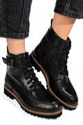 GHETE NEGRE PIELE NATURALA VB254205