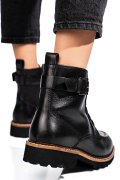 GHETE NEGRE PIELE NATURALA VB254205