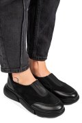 PANTOFI SPORT FEMEI PIELE NATURALA INTOARSA NEGRI 2002L