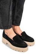 MOCASINI NEGRI PIELE NATURALA INTOARSA 2S7722