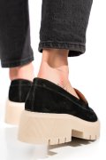 MOCASINI NEGRI PIELE NATURALA INTOARSA 2S7722