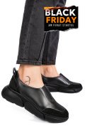 PANTOFI BLACK PIELE NATURALA 2002L