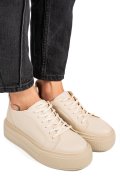 PANTOFI SPORT BEJ PIELE NATURALA 3S77030