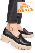 MOCASINI NEGRU PIELE NATURALA 2S7722