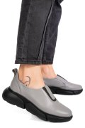 PANTOFI GRI PIELE NATURALA 2002L