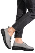 PANTOFI GRI PIELE NATURALA 2002L