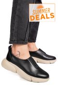 PANTOFI SPORT FEMEI PIELE NATURALA NEGRI TALPA BEJ 2002L