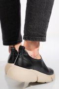 PANTOFI SPORT FEMEI PIELE NATURALA NEGRI TALPA BEJ 2002L
