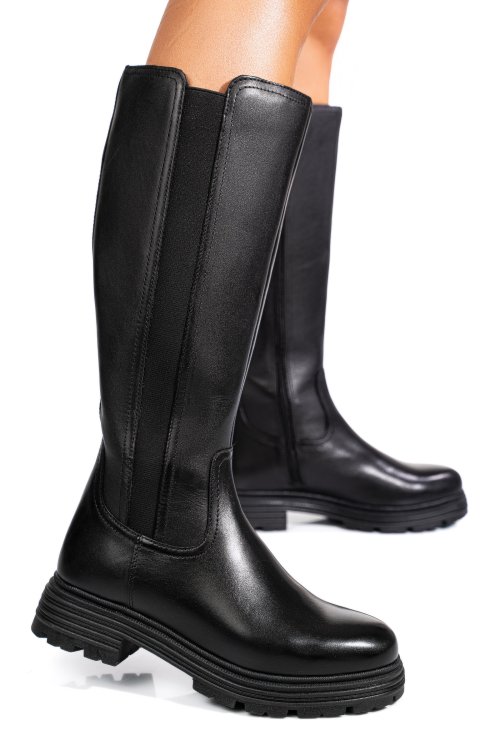 Cizme negre piele naturala bb254206