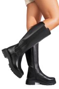 CIZME NEGRE PIELE NATURALA BB254206