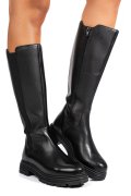 CIZME NEGRE PIELE NATURALA BB254206