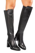 CIZME NEGRE PIELE NATURALA 13229