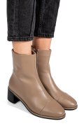 BOTINE KHAKI PIELE NATURALA SS77N5016