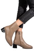 BOTINE KHAKI PIELE NATURALA SS77N5016