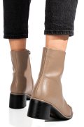 BOTINE KHAKI PIELE NATURALA SS77N5016