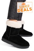 CIZME NEGRE PIELE NATURALA 1S77221