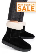 CIZME NEGRE PIELE NATURALA 1S77221