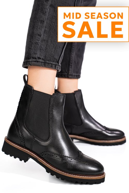 Ghete negre piele naturala 1s773024